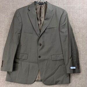 NWT Tommy Hilfiger Ithaca Crest Collection 40 Short Wool Blazer Olive Green